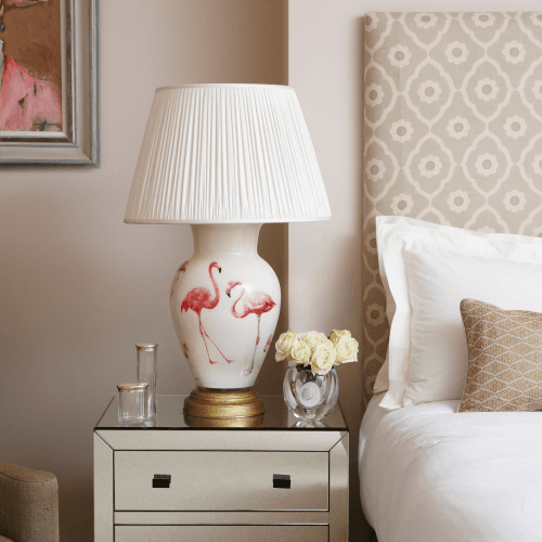 Image showing the Lamp Base, The Pink Ladies, 48 x 28cm product.