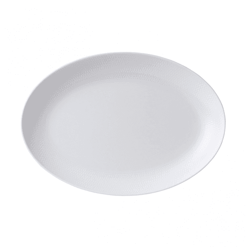 Image showing the Gio Oval platter, 30cm, White product.