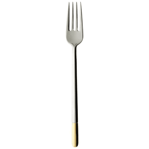 Image showing the Ella Dessert fork, stainless steel with partial gold plate product.