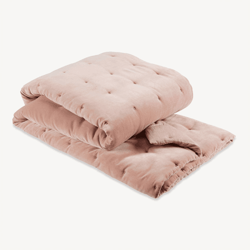 Image showing the Jaipur Throw, 140 x 200cm, Dusky Pink product.