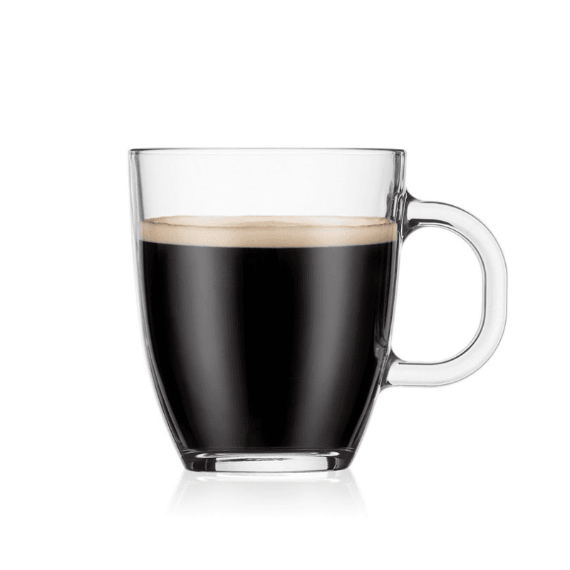 Bistro Glass Mug, 350ml, Clear