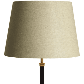 Image showing the Straight empire Shade, 35cm, natural linen product.