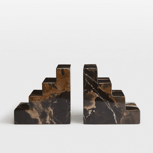 Image showing the Turni Bookends, H15 x W9 x D2cm, Red product.