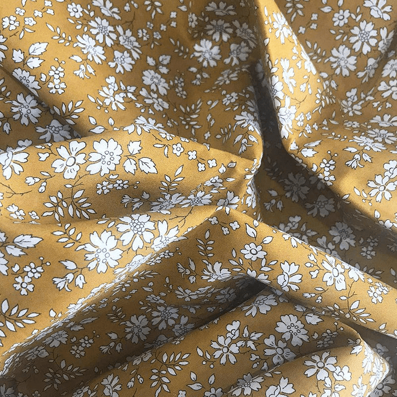 Capel Pair of Pillowcases, Single, Mustard