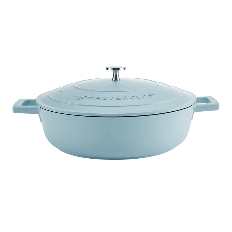 Shallow Casserole Dish, 4L, Pastel Blue