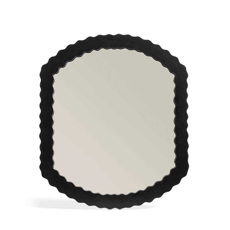 Talasa Mirror, H79cm, Rubbed Black