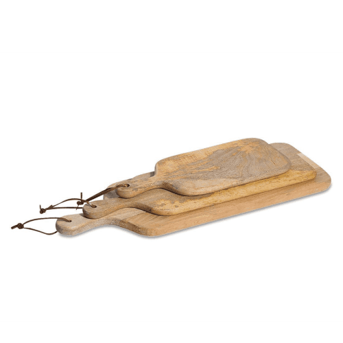 Image showing the Chunni Chopping Board, L60 x W20cm, Natural Mango Wood product.