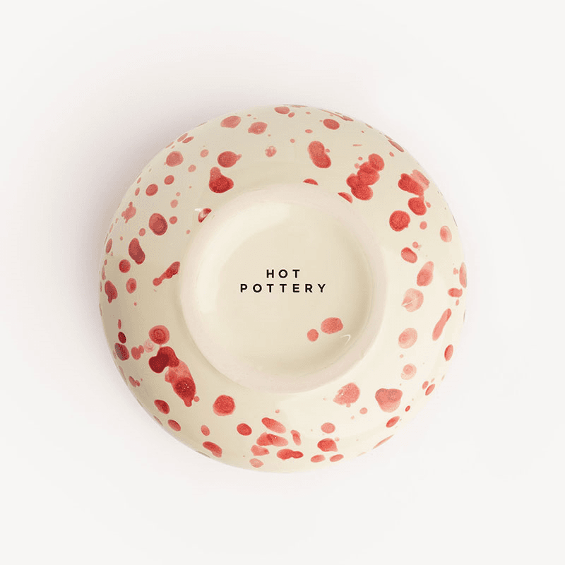 Splatter Indoor Planter, D15 x H13cm, Cranberry