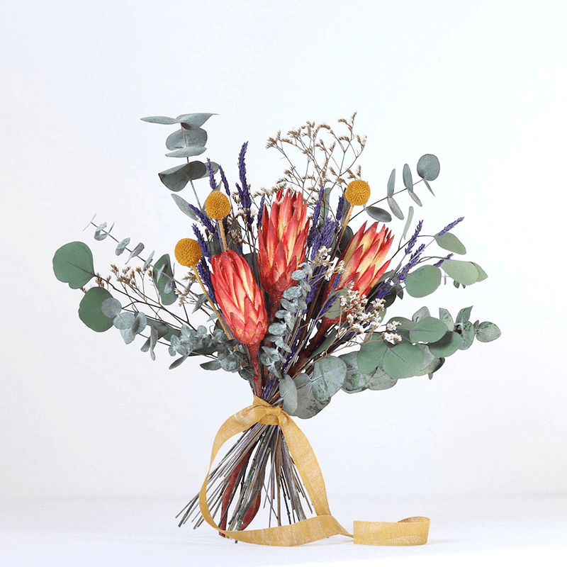 Hand-Tied Medium Bouquet, Colour Pop, Verbena