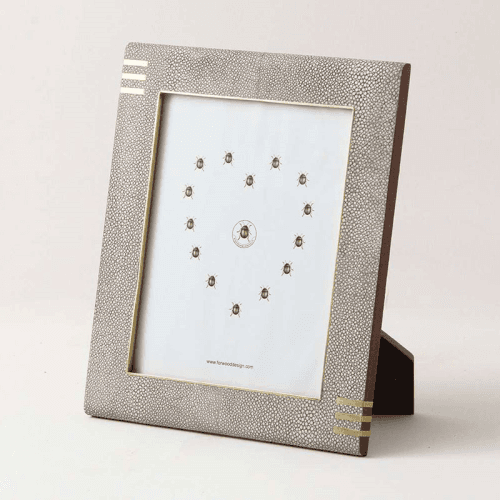 Image showing the Christie Photo  Frame, 10 x 8", Barley Shagreen product.