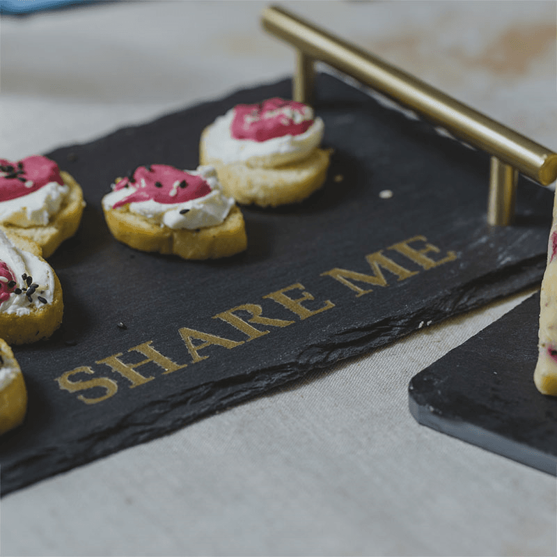 Rectangular platter, W60 x L15 x H3.5cm, Slate