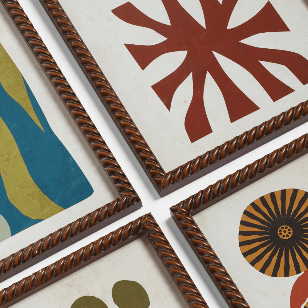 Dera Set of 12 Prints, Multi