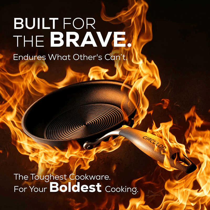A1 Scratch Defence Covered Skillet, Grey