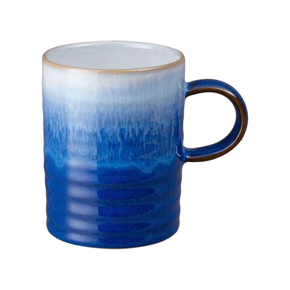 Blue Haze Ridged Mug