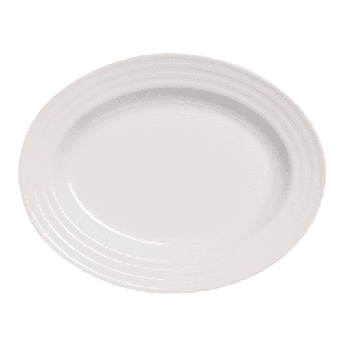 Image showing the Essence Oval Platter, White product.
