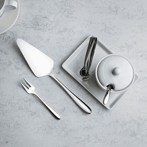 Image showing the Siena Cake Fork, Mirror product.