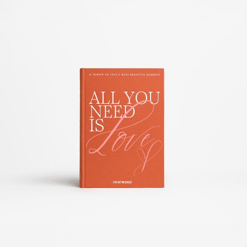 All You Need Is Love Photo Book, Orange