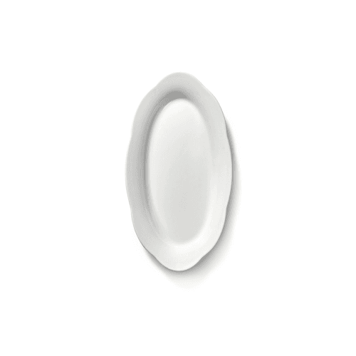 Image showing the Silhouette by Sergio Herman Set of 2 High Oval Plates product.