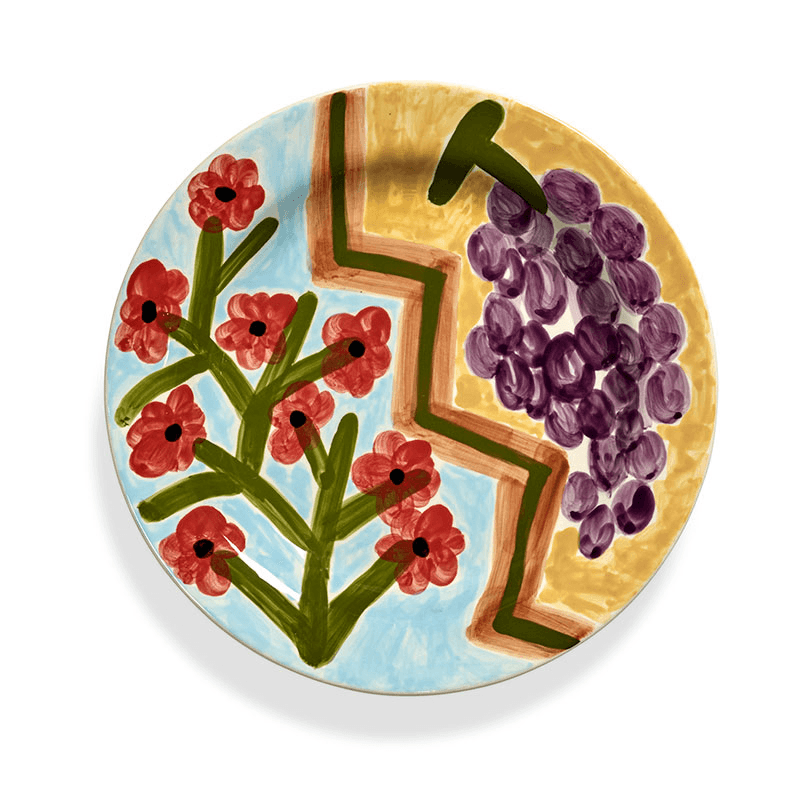 Santiago de Borja by Shurleey Set of 2 Dinner Plates, 02 Dreams Delicia