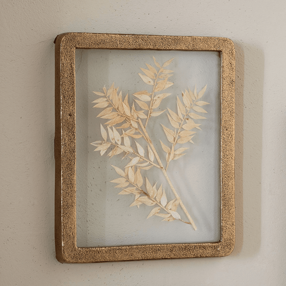 Jahala Wall Hung Photo Frame, Antique Brass