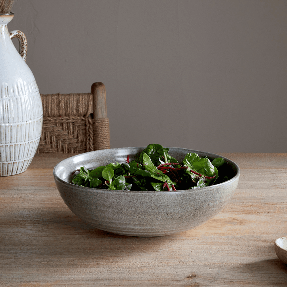 Valinha Serving Bowl, Grey