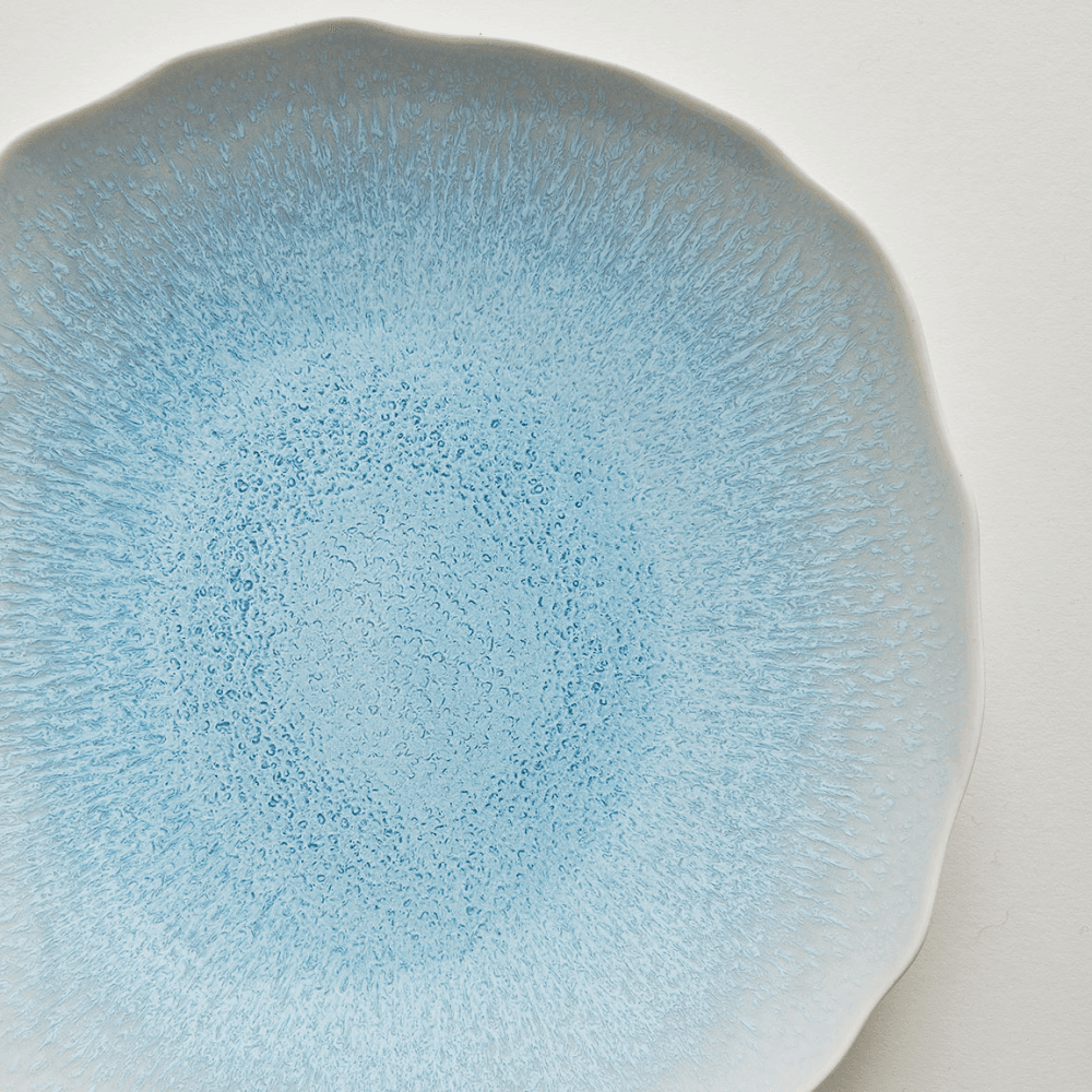 Plume Pair of dessert plates