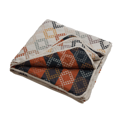 Image showing the Jolene 100% Cotton Quilted Throw product.