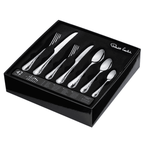 Image showing the Honeybourne 42 Piece Cutlery Set, Stainless Steel product.