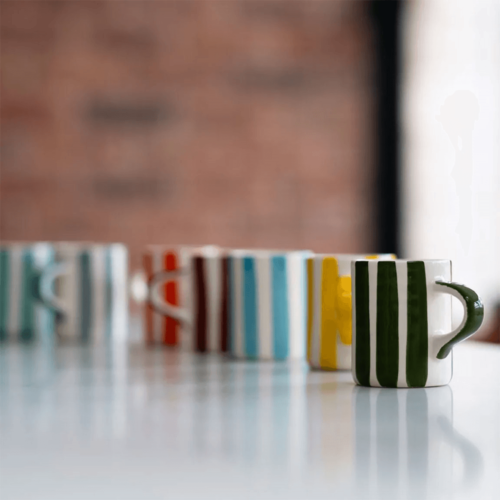 Candy Stripe Espresso Cup