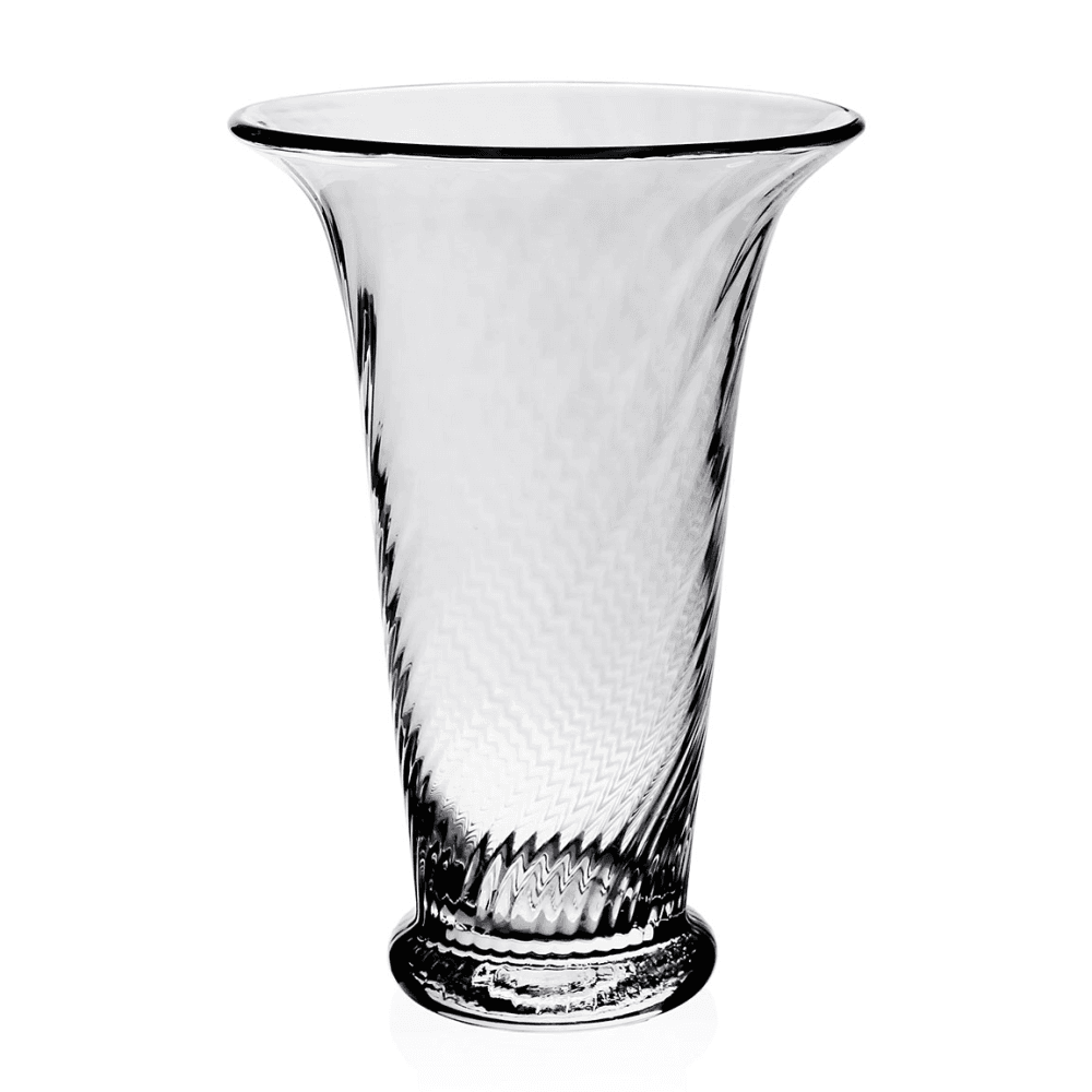 Waves Flower Vase, Clear
