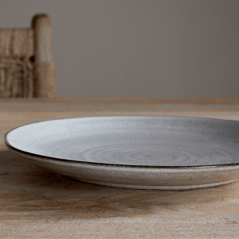 Valinha Side Plate, Grey
