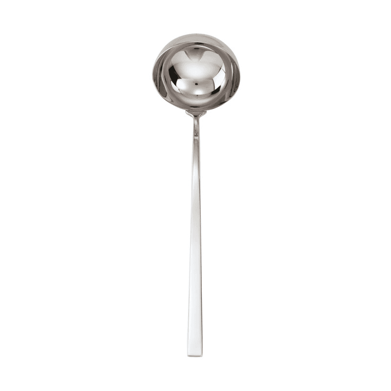 Linea Q Soup Ladle, Stainless Steel
