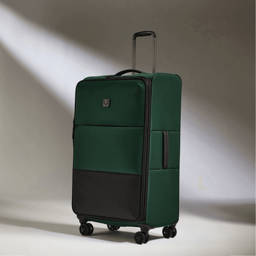 Urban Soft Stripe Expandable Suitcase