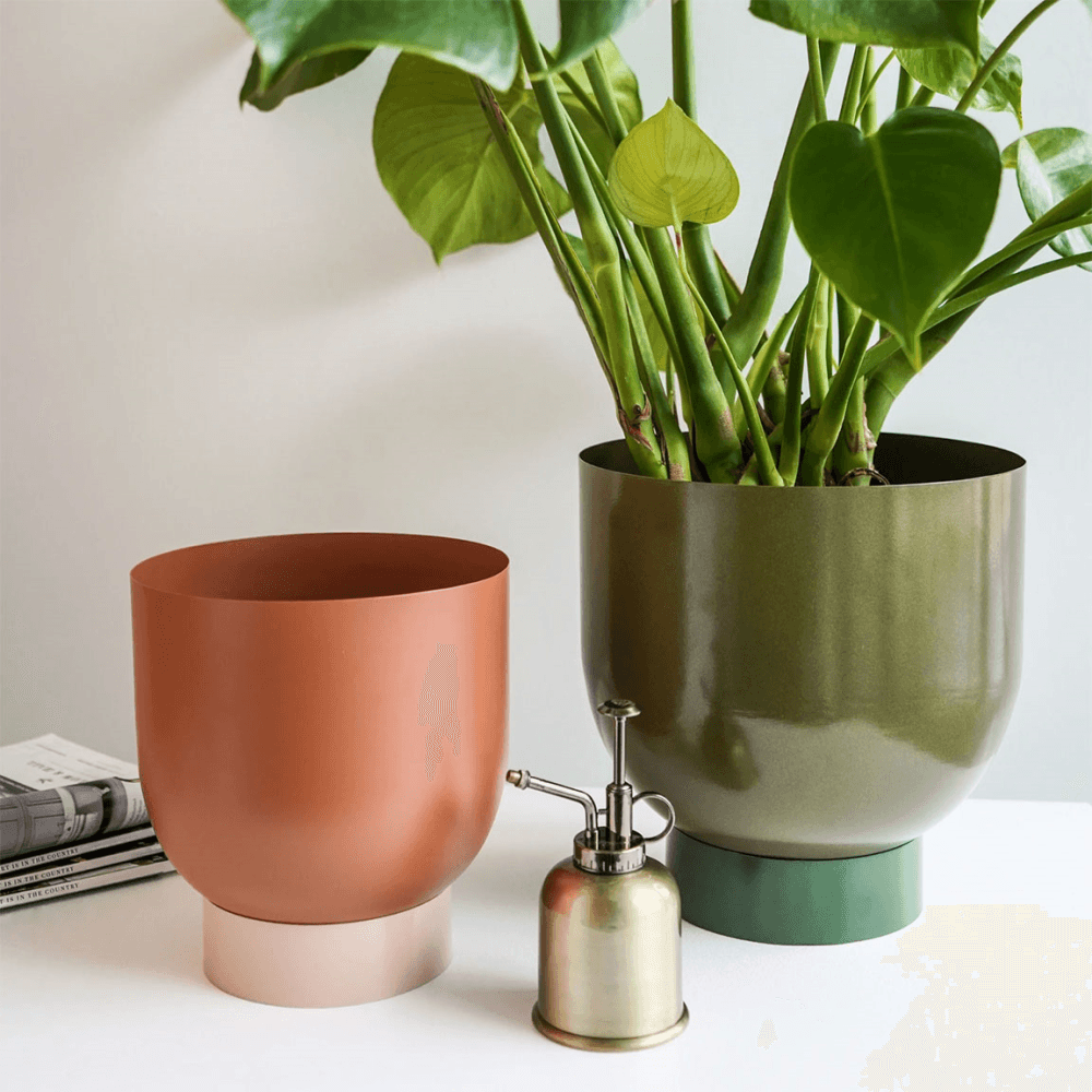 Austin Set of 2 Dual Metal Planters