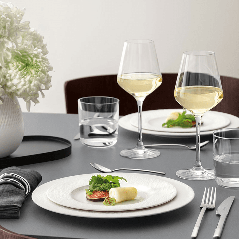 Manufacture Ice Breakfast Plate, White