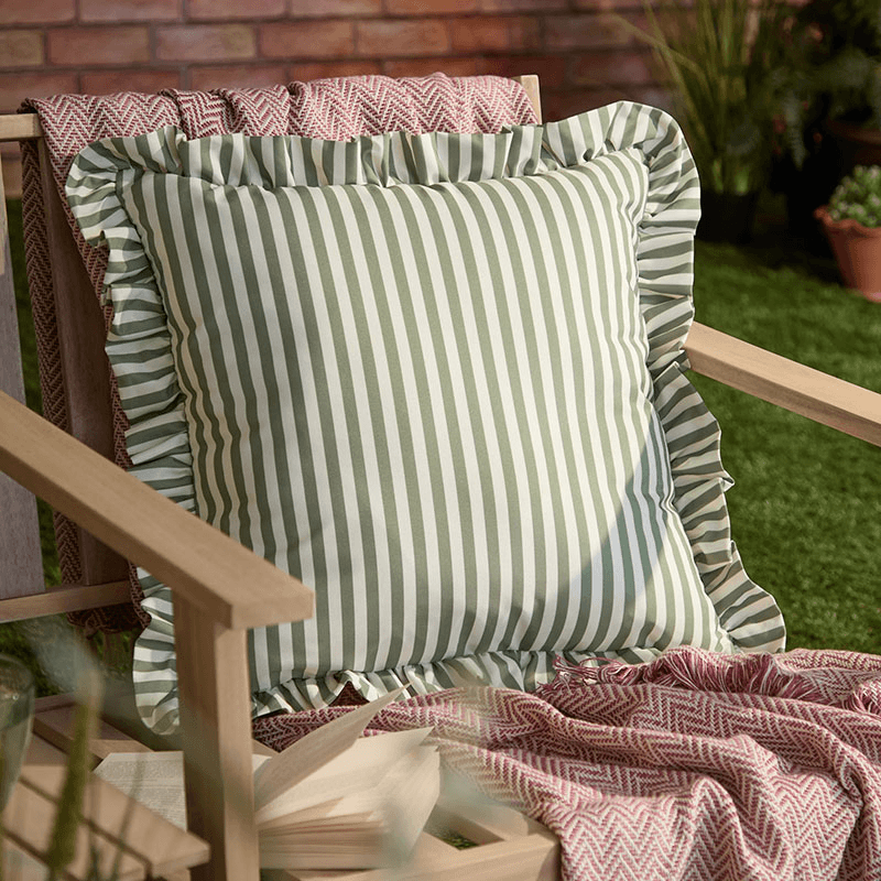 Millie Ruffle Outdoor Cushion