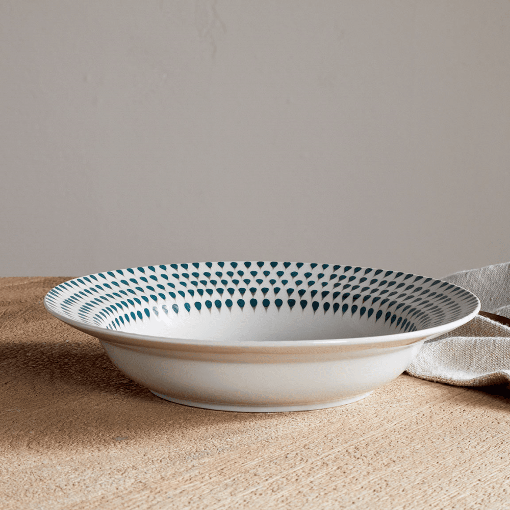 Juniper Drop Pasta Bowl, Green