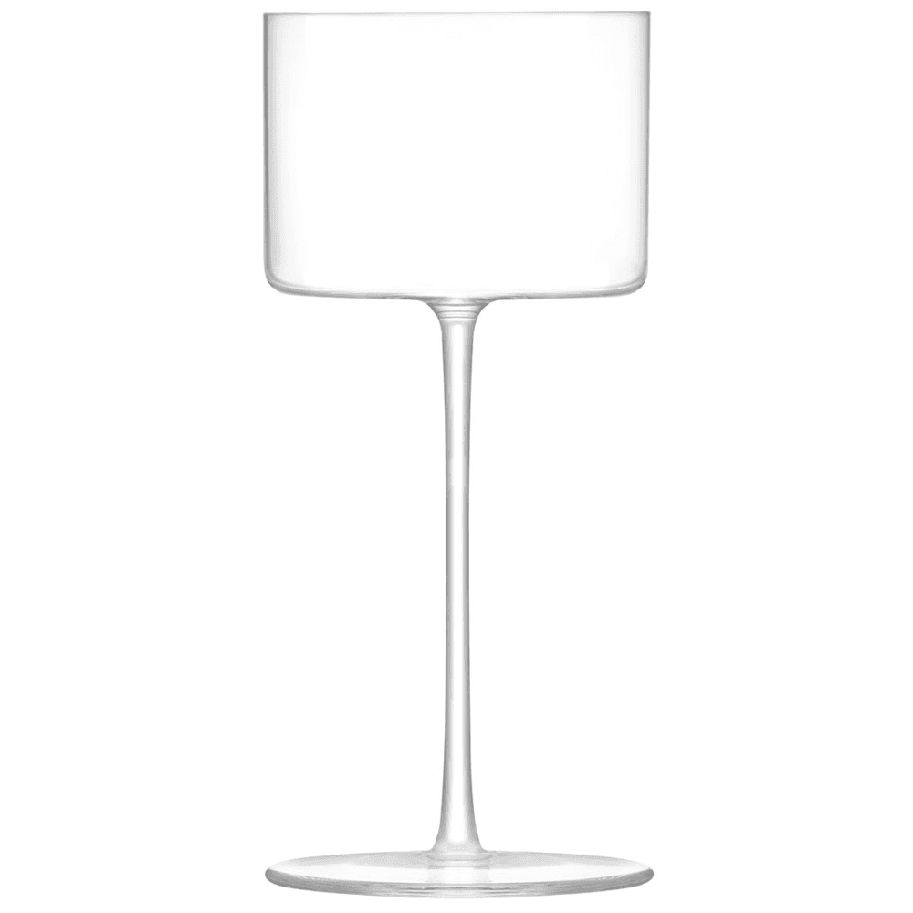 Moderne Set of 2 Cocktail Glasses, Clear