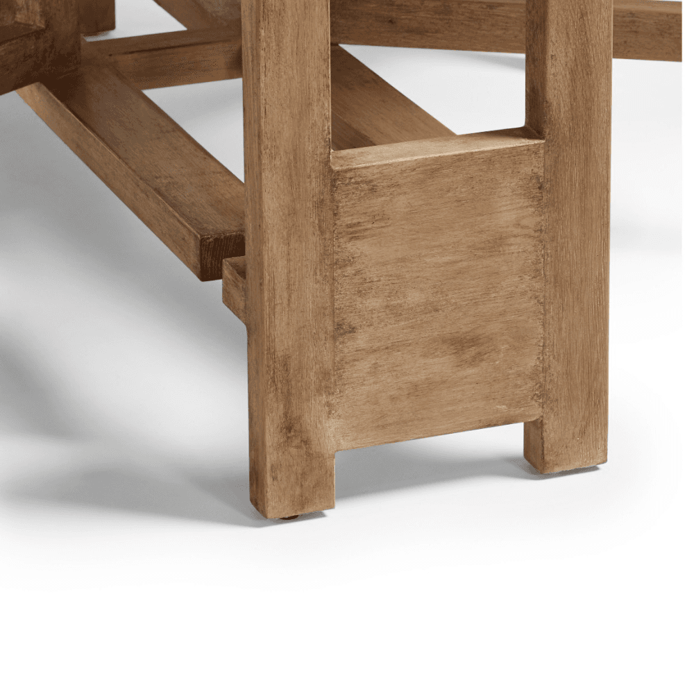 Aderyn Dining Table, Burnt Elm