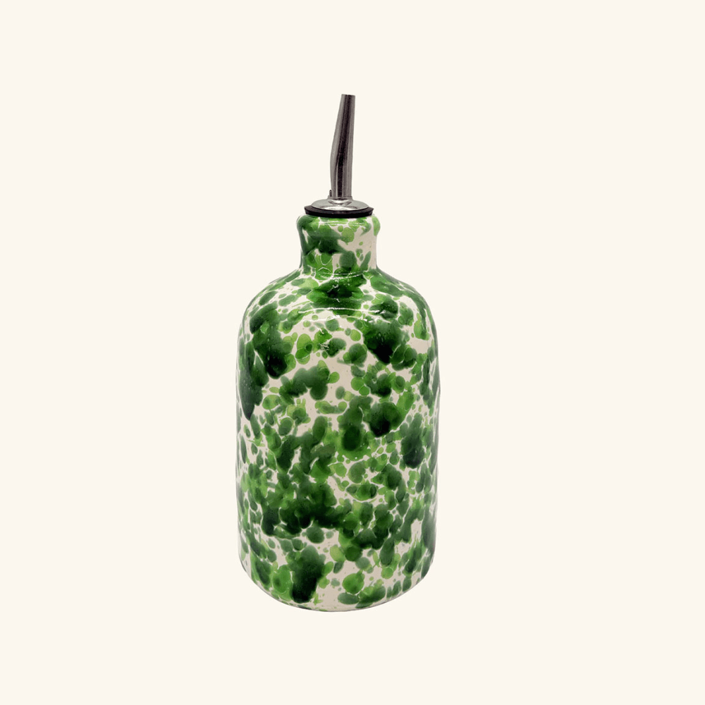 Italian Splatterware Oil Bottle