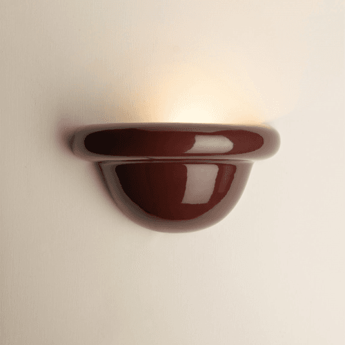 Image showing the Redonda Uplight Ceramic Sconce Wall Light product.