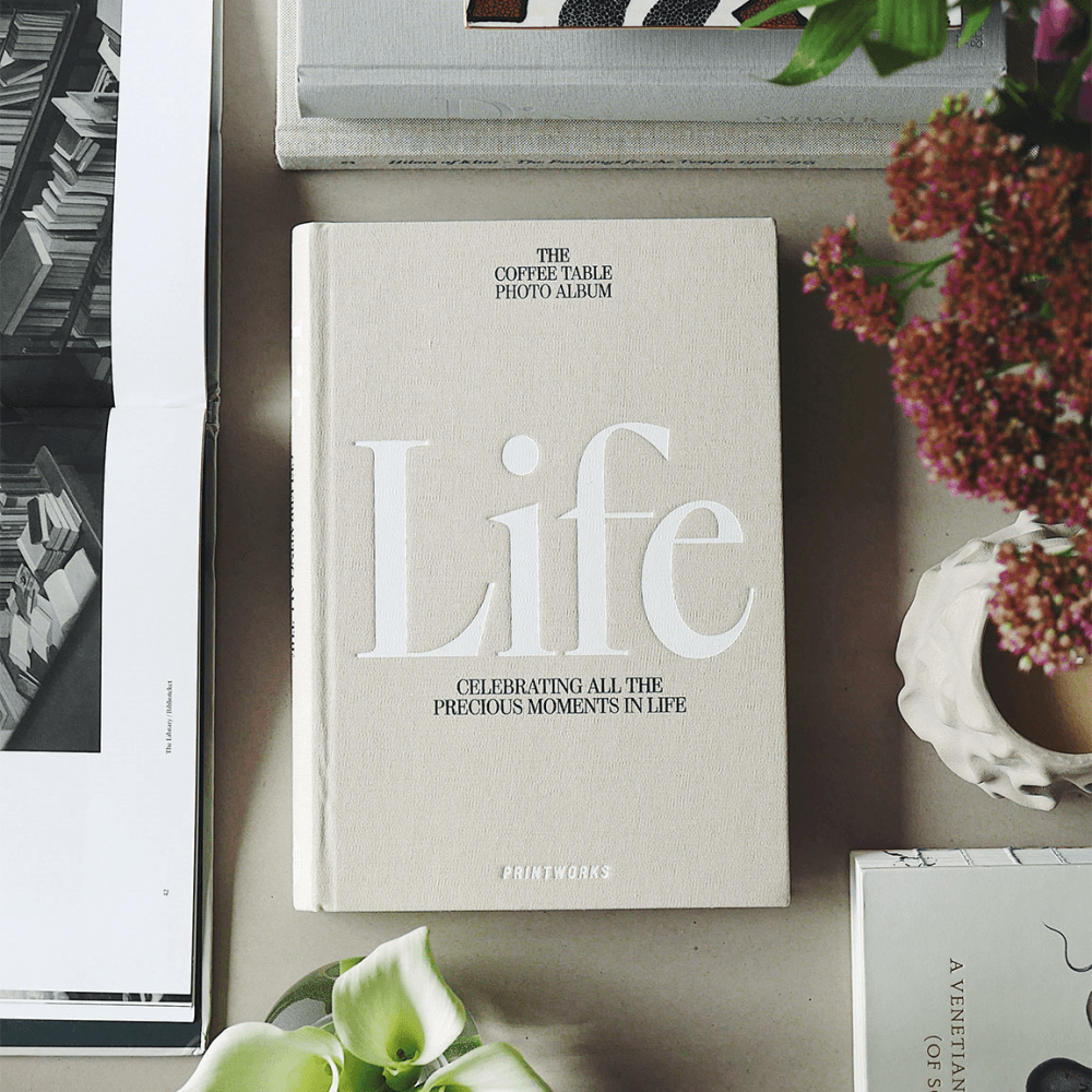 Life Photo Book, Beige