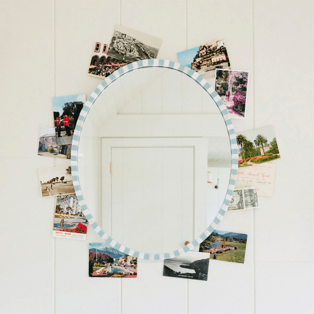 Oval Pearl Mirror