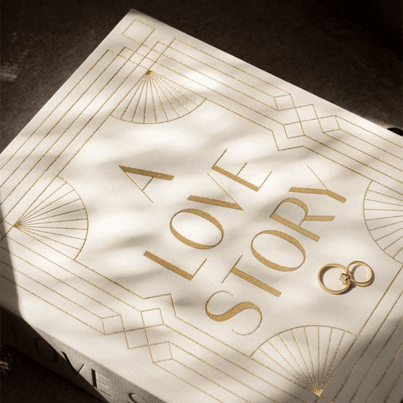 A Love Story Wedding Album, White