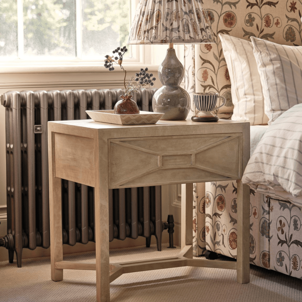 Hester Side Table, Vellum