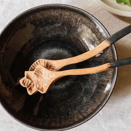 Image showing the Tourron Set of 6 Pasta Plates, Samoa product.