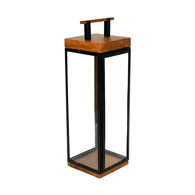 Grace Lantern, Black/Brown