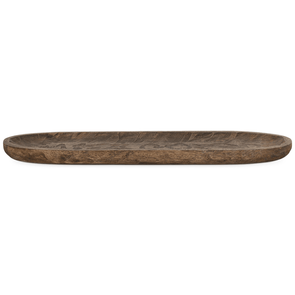 Nyati Serving Platter, Dark Brown