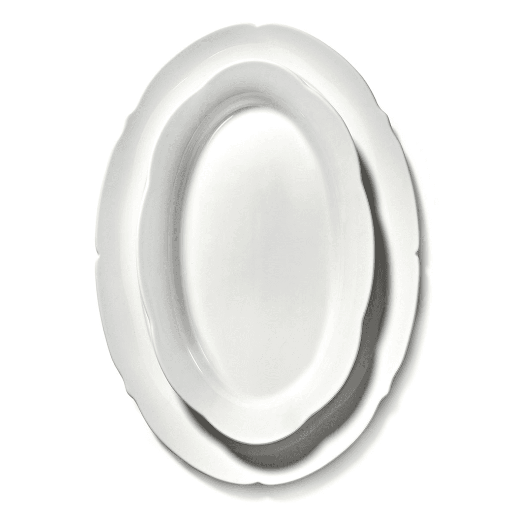 Silhouette by Sergio Herman Set of 4 Oval Plates