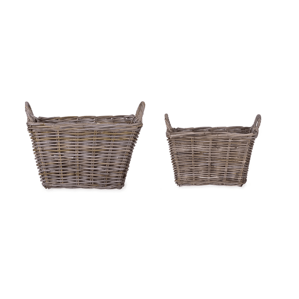 Bembridge Set of 2 Storage Baskets with Handles, Natural